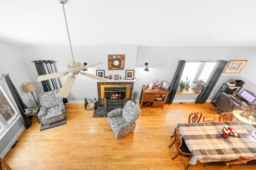 Salon - 58 Rue Binette, Brownsburg-Chatham, QC - Indoor Photo Showing Other Room With Fireplace