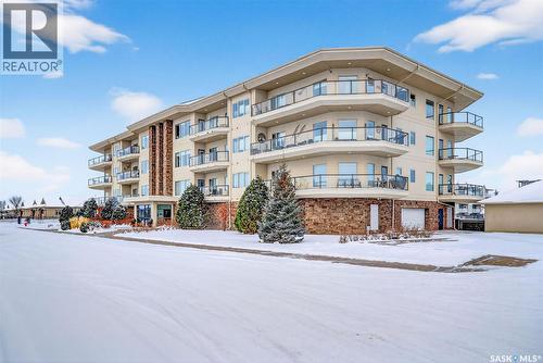 304 2800 Lakeview Drive, Prince Albert, SK - Outdoor With Balcony With Facade