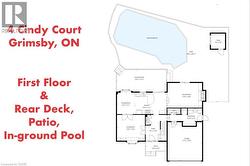 First Floor & Rear Patio/Pool - 
