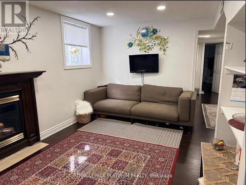 Legal Basement - 1540 Manorbrook Court, Mississauga, ON - Indoor Photo Showing Living Room With Fireplace
