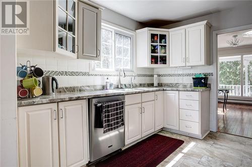 7 Riverbend Road, Wanup, ON - Indoor Photo Showing Kitchen With Double Sink