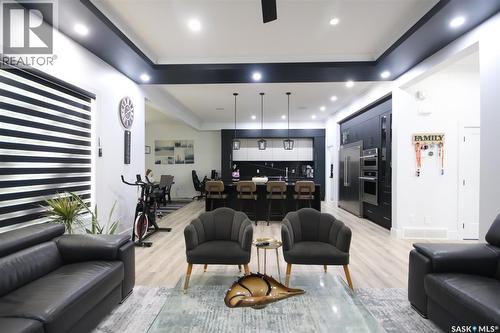 131 Nazarali Way, Saskatoon, SK - Indoor Photo Showing Living Room