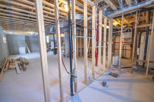 Aerial photo - 215 Ch. Des Chênes, Amherst, QC - Indoor Photo Showing Basement