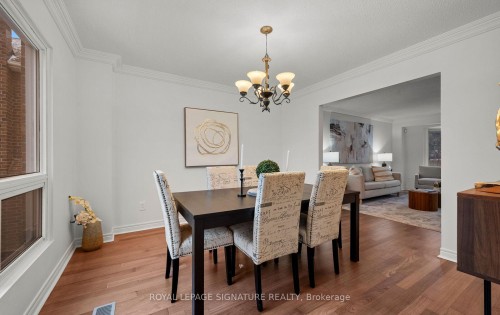 2035 Folkway Drive, Mississauga, ON - Indoor Photo Showing Dining Room With Fireplace