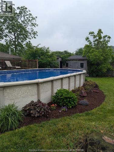 1935 Canard Drive, Lasalle, ON - Outdoor With Above Ground Pool With Backyard