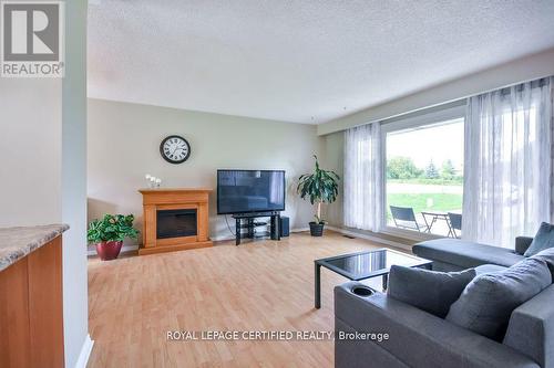 605 Big Bay Point Road, Barrie, ON - Indoor Photo Showing Living Room With Fireplace