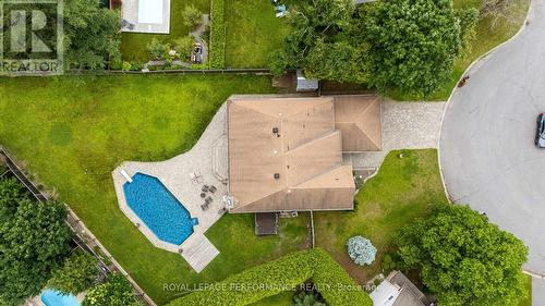 Pool water has been digitally added - 16 Sagamore Court, Ottawa, ON - Outdoor