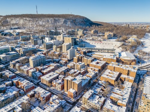 Aerial photo - 3602 Rue Durocher, Montréal (Le Plateau-Mont-Royal), QC - Outdoor With View