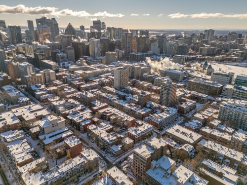 Aerial photo - 3602 Rue Durocher, Montréal (Le Plateau-Mont-Royal), QC - Outdoor With View