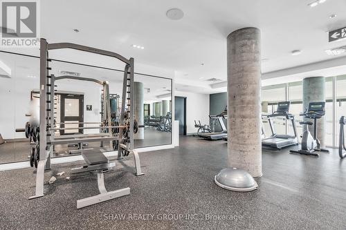 1906 - 15 Wellington Street S, Kitchener, ON - Indoor Photo Showing Gym Room