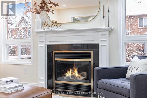 917 Joe Persechini Drive, Newmarket, ON - Indoor Photo Showing Living Room With Fireplace