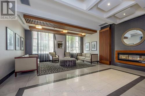 505 - 150 Main Street W, Hamilton, ON - Indoor With Fireplace