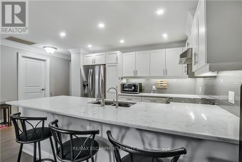 13 Sister Varga Terrace, Hamilton, ON - Indoor Photo Showing Kitchen With Double Sink With Upgraded Kitchen