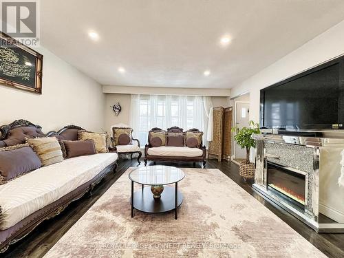 24 Lalton Place, Toronto, ON - Indoor Photo Showing Living Room With Fireplace