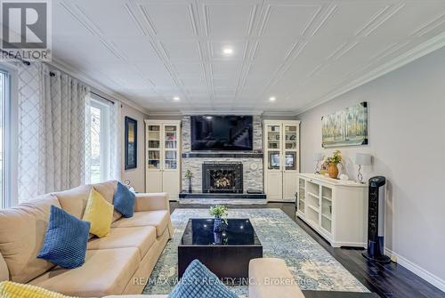 661 Regional Road 21, Uxbridge, ON - Indoor Photo Showing Living Room With Fireplace