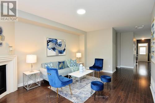 71 Villadowns Trail, Brampton, ON - Indoor Photo Showing Living Room With Fireplace