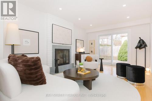 75 Breckonwood Crescent, Markham, ON - Indoor With Fireplace