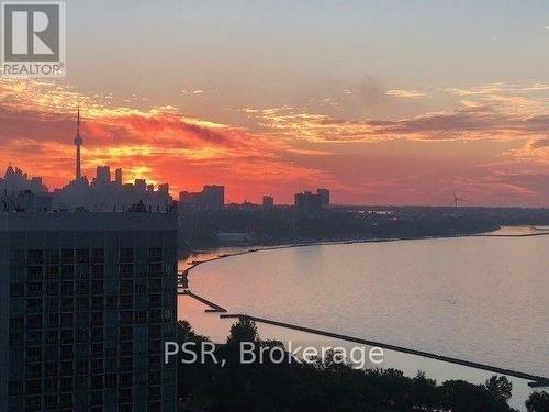 2104 - 103 The Queens Way, Toronto, ON - Outdoor With Body Of Water With View