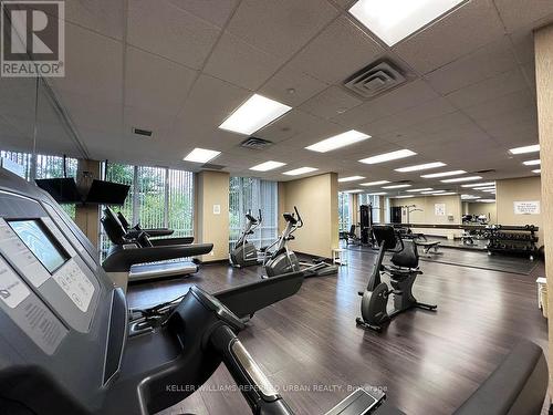1110 - 1 Michael Power Place, Toronto, ON - Indoor Photo Showing Gym Room