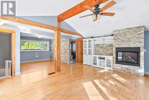 236 Rutherford Road, Alnwick/Haldimand, ON - Indoor Photo Showing Living Room With Fireplace