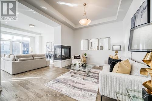 3190 William Cutmore Boulevard, Oakville, ON - Indoor Photo Showing Living Room With Fireplace