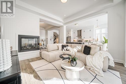 3190 William Cutmore Boulevard, Oakville, ON - Indoor Photo Showing Living Room With Fireplace