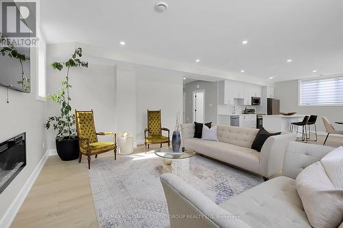 623 Rowanwood Avenue, Ottawa, ON - Indoor Photo Showing Living Room With Fireplace
