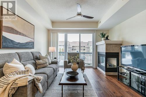 465 Mariners Way, Collingwood, ON - Indoor Photo Showing Living Room With Fireplace