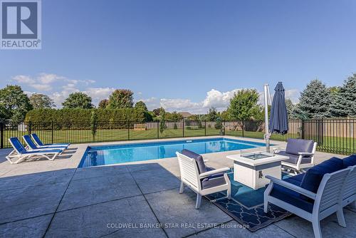 5229 Wales Crescent, Malahide (Copenhagen), ON - Outdoor With In Ground Pool With Deck Patio Veranda With Backyard