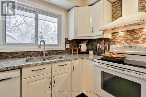 906 Dunlop Street E, Whitby, ON - Indoor Photo Showing Kitchen With Double Sink