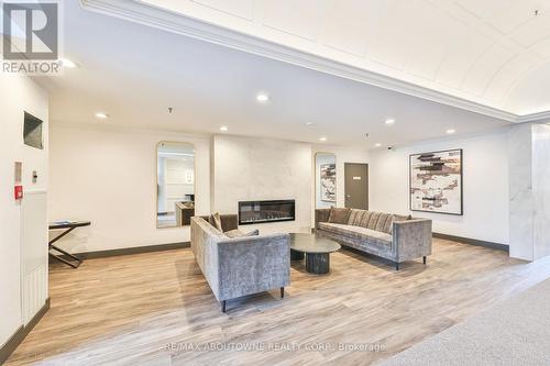 404 - 185 Robinson Street, Oakville, ON - Indoor Photo Showing Living Room With Fireplace