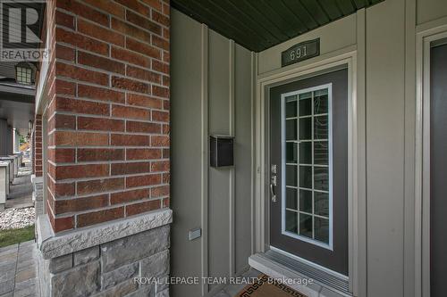 Covered front entry way - 691 Edison Avenue, Ottawa, ON - Outdoor With Exterior