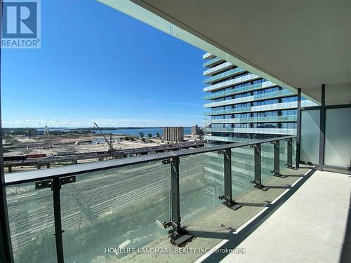 1209 - 390 Cherry Street, Toronto, ON - Outdoor With Balcony With View
