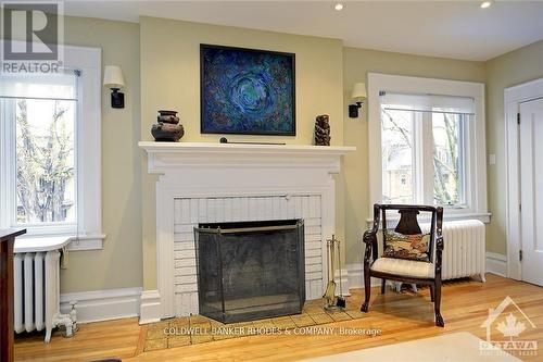 62 Powell Avenue, Ottawa, ON - Indoor Photo Showing Living Room With Fireplace