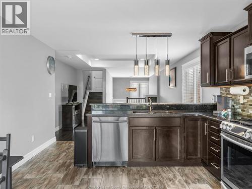 46 Shaw Drive, Amherstburg, ON - Indoor Photo Showing Kitchen With Double Sink