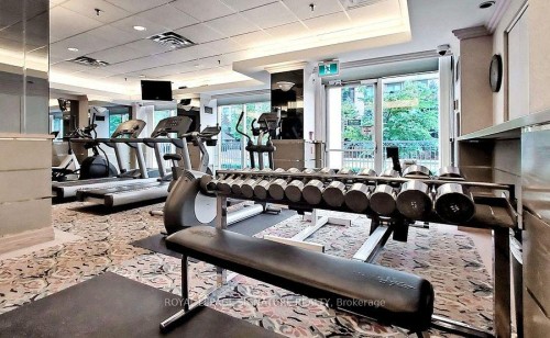 206-18 Hollywood Avenue, Toronto, ON - Indoor Photo Showing Gym Room