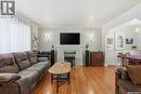2221 Athol Street, Regina, SK  - Indoor Photo Showing Living Room With Fireplace 