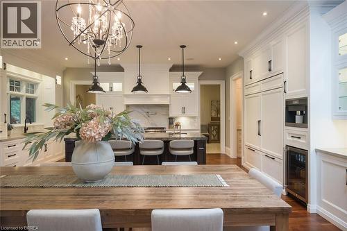 Chef's Kitchen - 13160 Nassagaweya Esquesing Townline, Milton, ON - Indoor Photo Showing Dining Room