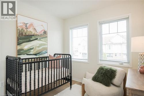 2nd bedroom with balcony - 3355 Thomas Street Unit# 10, Mississauga, ON - Indoor Photo Showing Bedroom