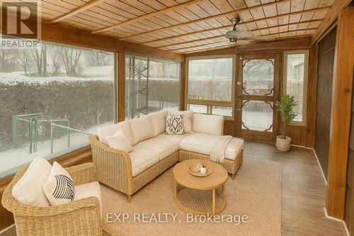 VIRTUALLY STAGED THREE SEASON SUNROOM - 47 Augusta Street, South Dundas, ON - Indoor