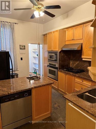 105 Wellington Street, Hamilton, ON - Indoor Photo Showing Kitchen With Double Sink