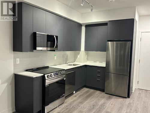 812 - 812-225 Malta Avenue, Brampton, ON - Indoor Photo Showing Kitchen With Stainless Steel Kitchen With Upgraded Kitchen