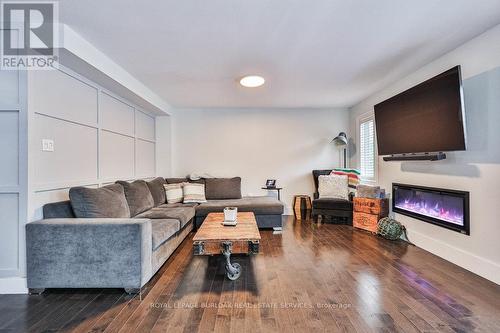 4429 Vallence Drive, Burlington, ON - Indoor Photo Showing Living Room With Fireplace