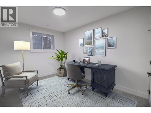 2 of 2 basement bedrooms - 136 Shadow Mountain Boulevard, Cranbrook, BC - Indoor Photo Showing Office