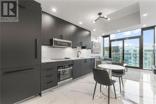 180 George Street Unit# Ph208, Ottawa, ON - Indoor Photo Showing Kitchen With Upgraded Kitchen