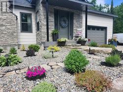 View of garden. - 