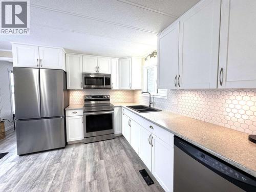 119 8420 Alaska Road, Fort St. John, BC - Indoor Photo Showing Kitchen With Double Sink