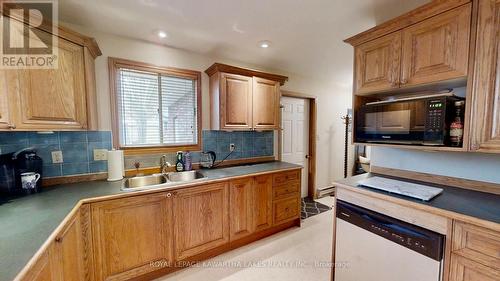 3315 Kirkfield Rd 6 Road, Kawartha Lakes (Carden), ON - Indoor Photo Showing Kitchen With Double Sink
