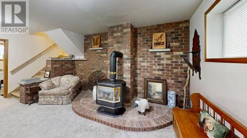 3315 Kirkfield Rd 6 Road, Kawartha Lakes (Carden), ON - Indoor Photo Showing Other Room With Fireplace