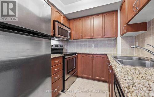 703 - 1060 Sheppard Avenue W, Toronto, ON - Indoor Photo Showing Kitchen With Stainless Steel Kitchen With Double Sink